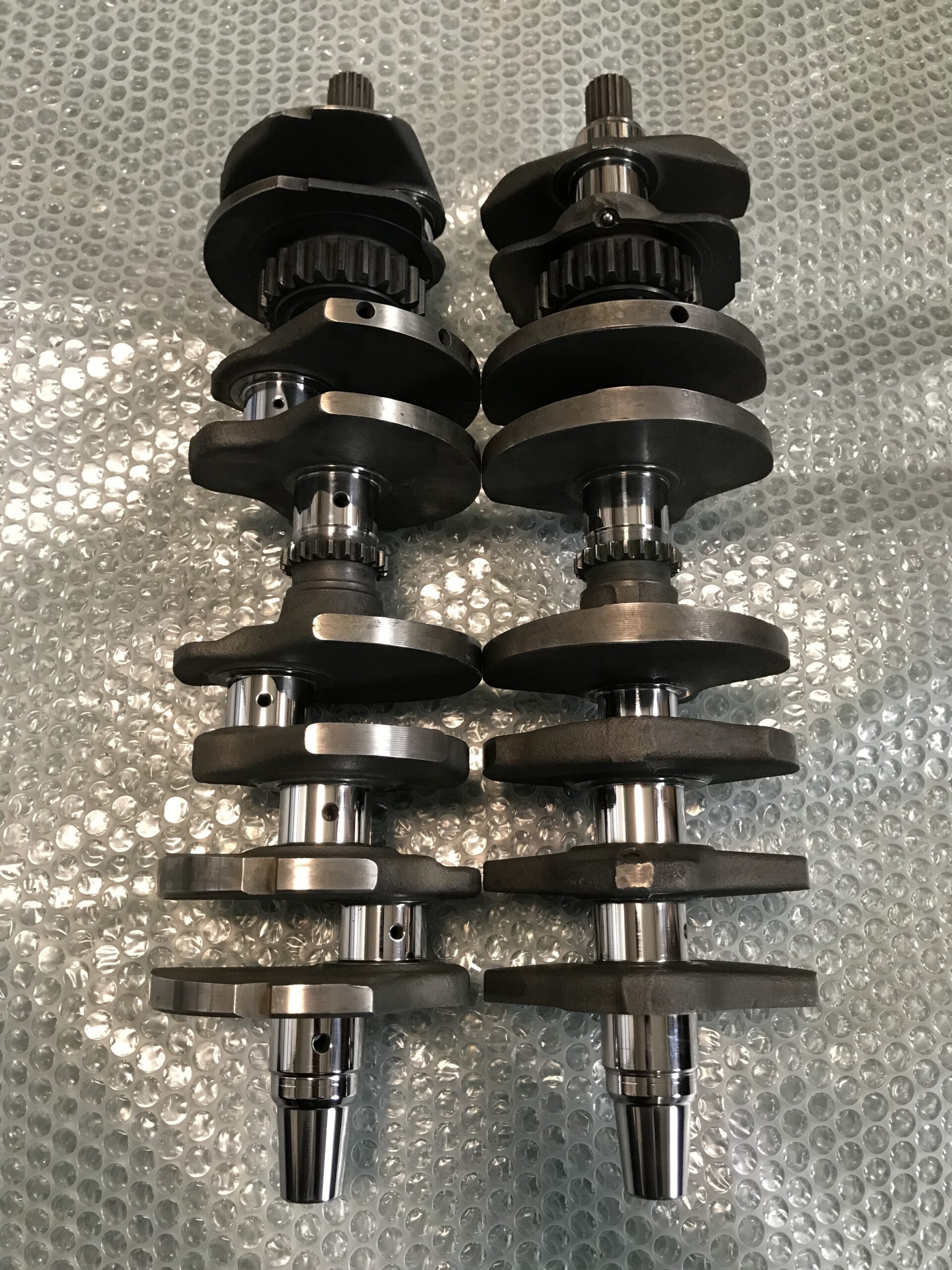 CBX400F クランクシャフト 肉盛り再生メッキ研磨