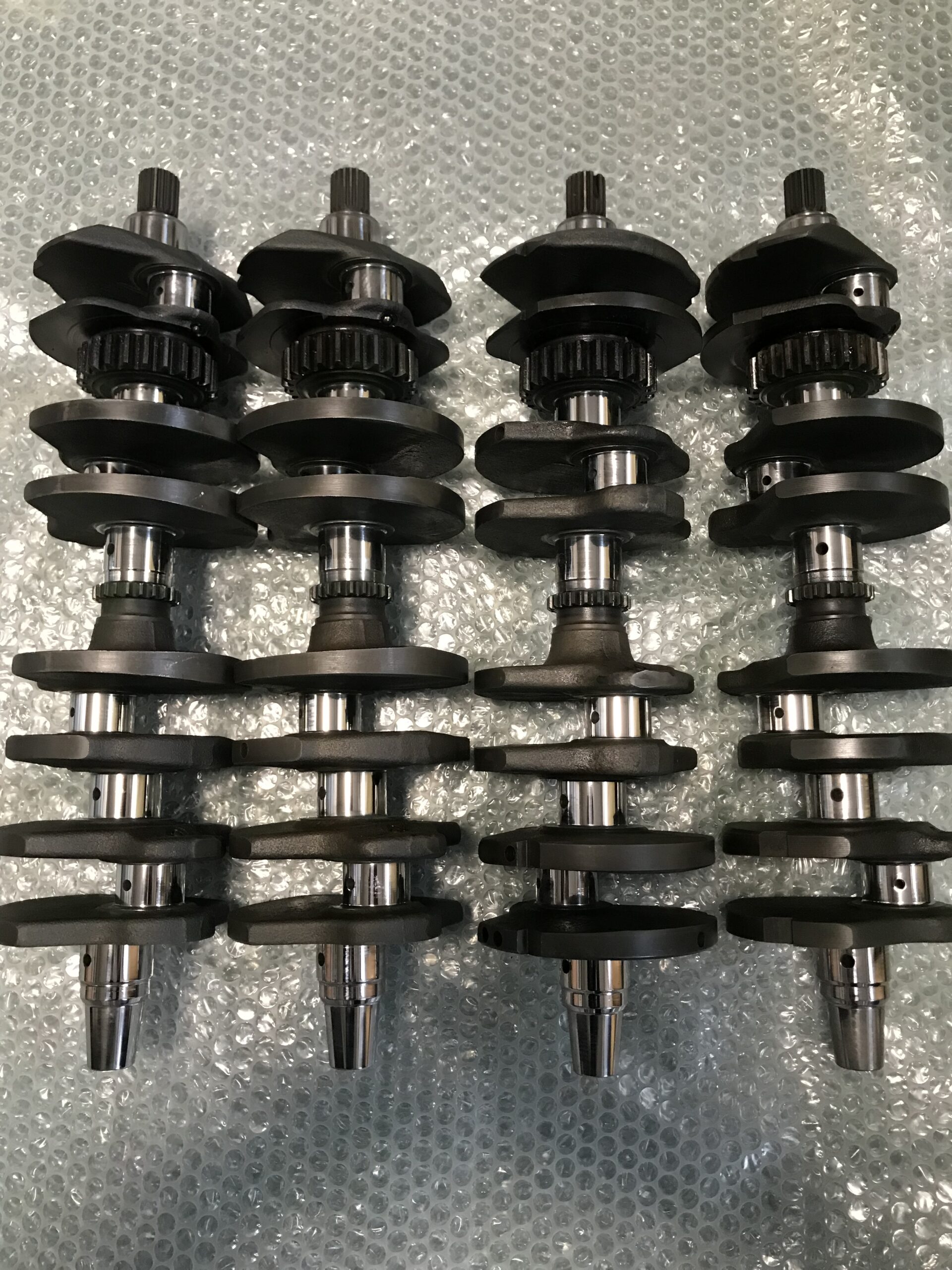 ラッピング加工】CBX400F 4気筒クランクシャフトの全ヶ所ラップ仕上げ